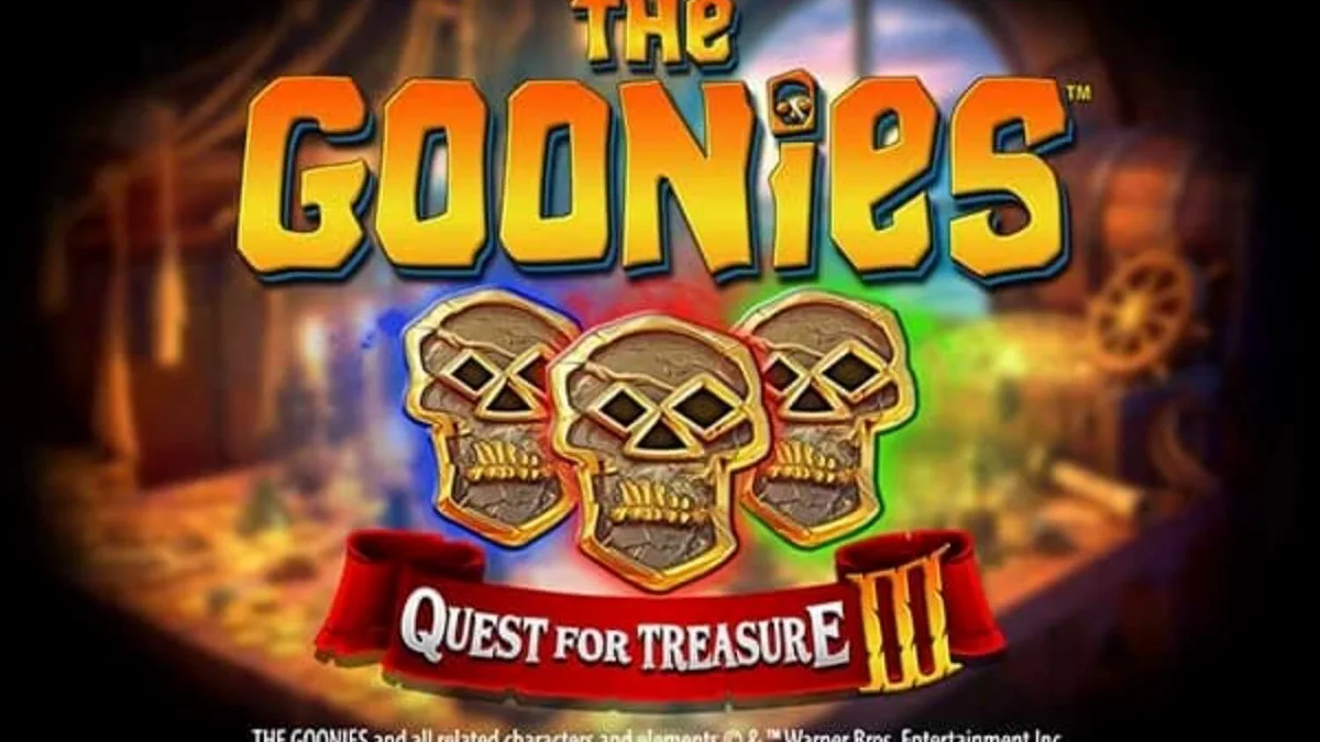 Interface do jogo The Goonies Quest for Treasure 3 com elementos de caça ao tesouro